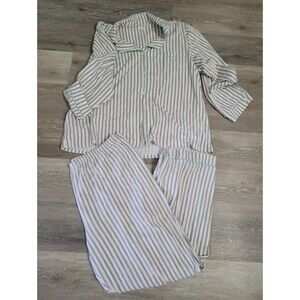 Organic Cotton Stripped 3x Pajamas Bedhead Button Down Cozy